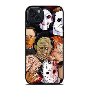 HORROR MOVIES CHARACTERS COLLECTION iPhone 15 Plus Case Cover