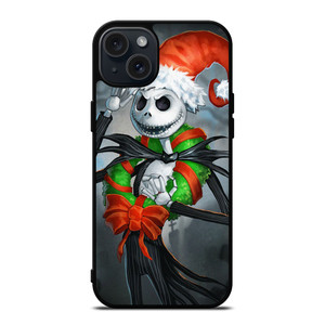 JACK SKELLINGTON SANTA CARTOON iPhone 15 Plus Case Cover JACK SKELLINGTON SANTA CARTOON iPhone 15 Plus Case Cover
