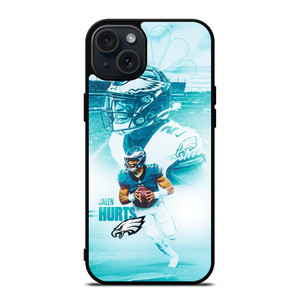 JALEN HURTS PHILADELPHIA EAGLES FOOTBALL iPhone 15 Plus Case Cover JALEN HURTS PHILADELPHIA EAGLES FOOTBALL iPhone 15 Plus Case Cover