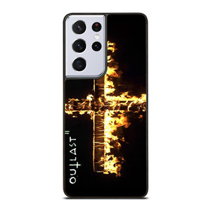 OUTLAST 2 FIRE SYMBOL  Samsung Galaxy S21 Ultra Case Cover OUTLAST 2 FIRE SYMBOL  Samsung Galaxy S21 Ultra Case Cover