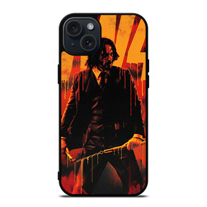 JOHN WICK 4 KEANU REEVES ART iPhone 15 Plus Case Cover