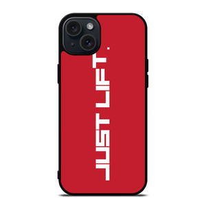 JUST LIFT FITNESS LOGO iPhone 15 Plus Case Cover