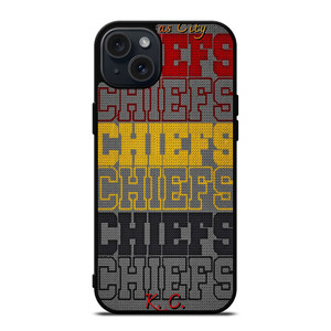 KANSAS CITY CHIEFS METAL SYMBOL iPhone 15 Plus Case Cover