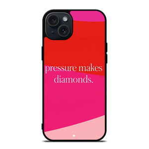 KATE SPADE PRESSURE MAKES DIAMONDS iPhone 15 Plus Case Cover KATE SPADE PRESSURE MAKES DIAMONDS iPhone 15 Plus Case Cover