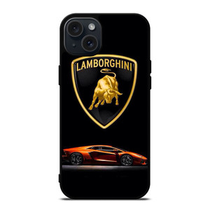 LAMBORHINI SUPER CAR EMBLEM iPhone 15 Plus Case Cover