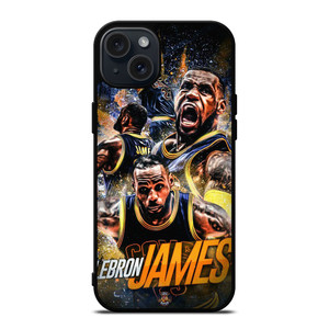 LEBRON JAMES CELEVELAND CAVALIERS POSTER iPhone 15 Plus Case Cover