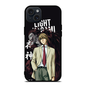LIGHT YAGAMI DEATH NOTE iPhone 15 Plus Case Cover LIGHT YAGAMI DEATH NOTE iPhone 15 Plus Case Cover