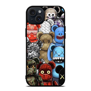 LUXURY BRAND BEARBRICK iPhone 15 Plus Case Cover LUXURY BRAND BEARBRICK iPhone 15 Plus Case Cover