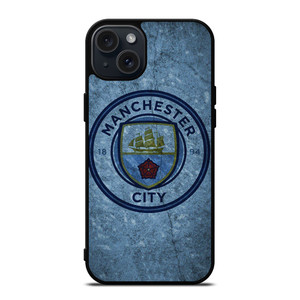 MANHESTER CITY WALL TEXTURE iPhone 15 Plus Case Cover MANHESTER CITY WALL TEXTURE iPhone 15 Plus Case Cover