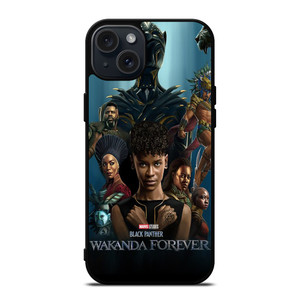 MARVEL BLACK PANTHER WAKANDA FOREVER POSTER iPhone 15 Plus Case Cover