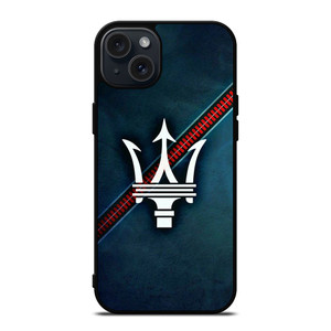 MASERATI ZIPPER LOGO iPhone 15 Plus Case Cover