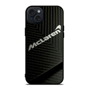 MCLAREN CARBON LOGO iPhone 15 Plus Case Cover