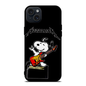 METALLICA BAND SNOOPY iPhone 15 Plus Case Cover