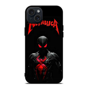 METALLICA SPIDERMAN LOGO iPhone 15 Plus Case Cover METALLICA SPIDERMAN LOGO iPhone 15 Plus Case Cover