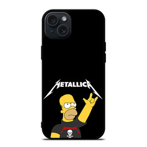 METALLICA THE SIMPSONS iPhone 15 Plus Case Cover
