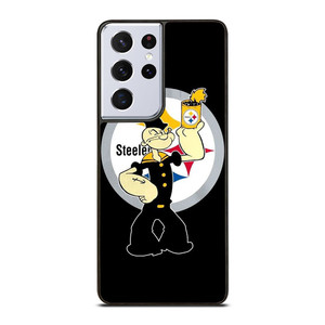 PITTSBURGH STEELERS FOOTBALL POPEYE CARTOON  Samsung Galaxy S21 Ultra Case Cover PITTSBURGH STEELERS FOOTBALL POPEYE CARTOON  Samsung Galaxy S21 Ultra Case Cover