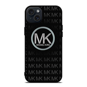 MICHAEL KORS BLACK PATTERN iPhone 15 Plus Case Cover MICHAEL KORS BLACK PATTERN iPhone 15 Plus Case Cover