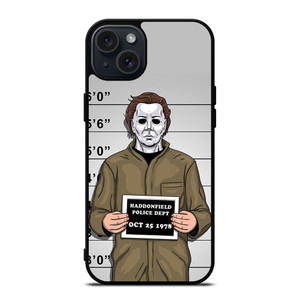 MICHAEL MYERS HALLOWEEN MUGSHOT iPhone 15 Plus Case Cover MICHAEL MYERS HALLOWEEN MUGSHOT iPhone 15 Plus Case Cover