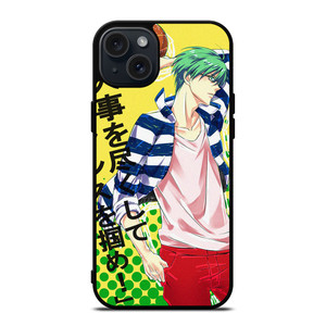 MIDORAMA KUROKO NO BASUKE ANIME iPhone 15 Plus Case Cover MIDORAMA KUROKO NO BASUKE ANIME iPhone 15 Plus Case Cover