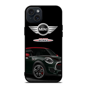 MINI JOHN COOPER WORKS CAR EMLBEM iPhone 15 Plus Case Cover