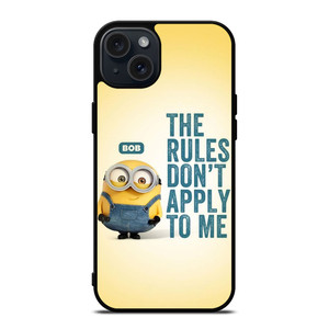 MINION BOB FUNNY iPhone 15 Plus Case Cover MINION BOB FUNNY iPhone 15 Plus Case Cover