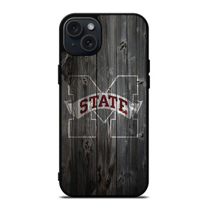 MISSISSIPPI STATE BASKETBALL WOOD LOGO iPhone 15 Plus Case Cover MISSISSIPPI STATE BASKETBALL WOOD LOGO iPhone 15 Plus Case Cover