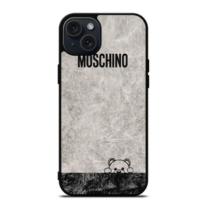 MOSCHINO TOY FUR MARBLE iPhone 15 Plus Case Cover MOSCHINO TOY FUR MARBLE iPhone 15 Plus Case Cover