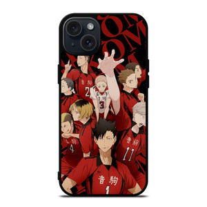 NEKOMA HIGH HAIKYUU VOLLEYBALL TEAM iPhone 15 Plus Case Cover NEKOMA HIGH HAIKYUU VOLLEYBALL TEAM iPhone 15 Plus Case Cover