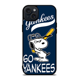 NEW YORK YANKEES SNOOPY CARTOON iPhone 15 Plus Case Cover NEW YORK YANKEES SNOOPY CARTOON iPhone 15 Plus Case Cover