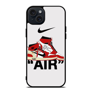 NIKE AIR JORDAN HIGH OFF WHITE iPhone 15 Plus Case Cover NIKE AIR JORDAN HIGH OFF WHITE iPhone 15 Plus Case Cover