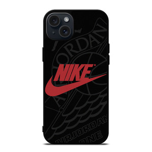 NIKE AIR JORDAN ONE SILHOUETTE iPhone 15 Plus Case Cover NIKE AIR JORDAN ONE SILHOUETTE iPhone 15 Plus Case Cover