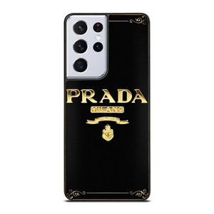 PRADA MILANO GOLD Samsung Galaxy S21 Ultra Case Cover PRADA MILANO GOLD Samsung Galaxy S21 Ultra Case Cover