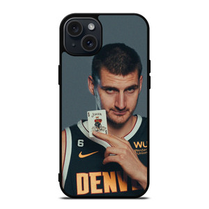 NIKOLA JOKIC DENVER NUGGETS JOKER iPhone 15 Plus Case Cover NIKOLA JOKIC DENVER NUGGETS JOKER iPhone 15 Plus Case Cover
