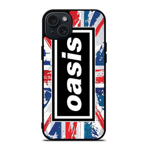 OASIS UNION JACK FLAG iPhone 15 Plus Case Cover