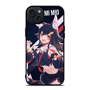 OOKAMI MIO ANIME 2 iPhone 15 Plus Case Cover OOKAMI MIO ANIME 2 iPhone 15 Plus Case Cover