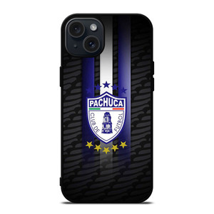 PACHUCA CLUB DE FOOTBALL CARBON iPhone 15 Plus Case Cover PACHUCA CLUB DE FOOTBALL CARBON iPhone 15 Plus Case Cover