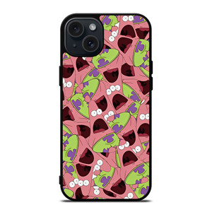 PATRICK STAR PATTERN iPhone 15 Plus Case Cover PATRICK STAR PATTERN iPhone 15 Plus Case Cover