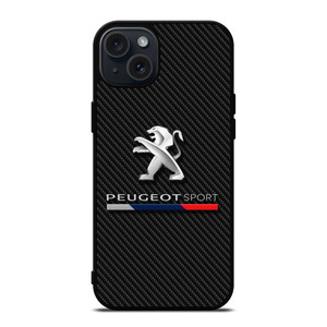 PEUGEOT SPORT CARBON iPhone 15 Plus Case Cover PEUGEOT SPORT CARBON iPhone 15 Plus Case Cover