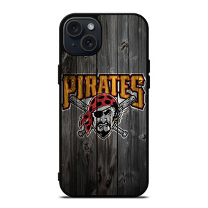 PITTSBURGH PIRATES WOOD LOGO iPhone 15 Plus Case Cover