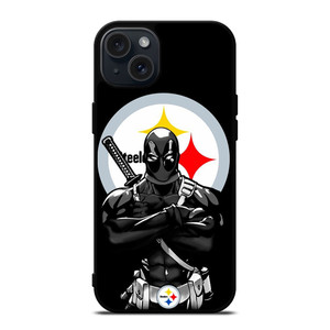 PITTSBURGH STEELERS FOOTBALL DEADPOOL iPhone 15 Plus Case Cover PITTSBURGH STEELERS FOOTBALL DEADPOOL iPhone 15 Plus Case Cover