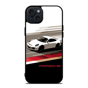 PORSCHE GT3 MINIMALIST iPhone 15 Plus Case Cover PORSCHE GT3 MINIMALIST iPhone 15 Plus Case Cover