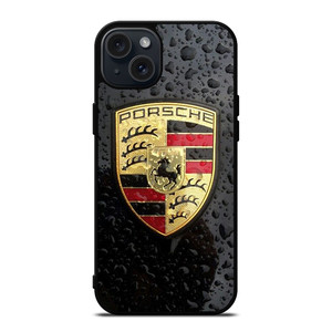 PORSCHE WET EMBLEM iPhone 15 Plus Case Cover PORSCHE WET EMBLEM iPhone 15 Plus Case Cover