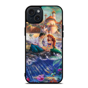 PRINCE ERIC AND PRINCESS ARIEL CARTOON iPhone 15 Plus Case Cover PRINCE ERIC AND PRINCESS ARIEL CARTOON iPhone 15 Plus Case Cover