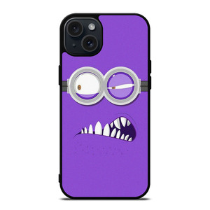PURPLE MINION MINIMALIST iPhone 15 Plus Case Cover PURPLE MINION MINIMALIST iPhone 15 Plus Case Cover