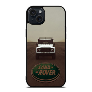 RETRO LAND ROVER DEFENDER LOGO iPhone 15 Plus Case Cover RETRO LAND ROVER DEFENDER LOGO iPhone 15 Plus Case Cover