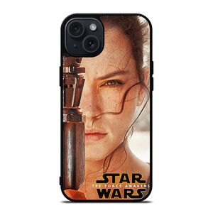 REY STAR WARS THE FORCE AWAKENS iPhone 15 Plus Case Cover