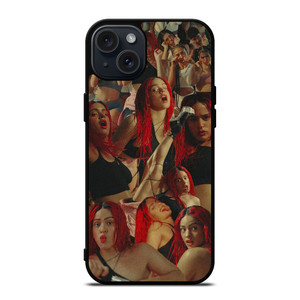 ROSALIA SINGER COLLAGE iPhone 15 Plus Case Cover ROSALIA SINGER COLLAGE iPhone 15 Plus Case Cover