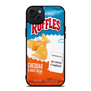 RUFFLES POTATO CHIPS CHEDDAR iPhone 15 Plus Case Cover RUFFLES POTATO CHIPS CHEDDAR iPhone 15 Plus Case Cover