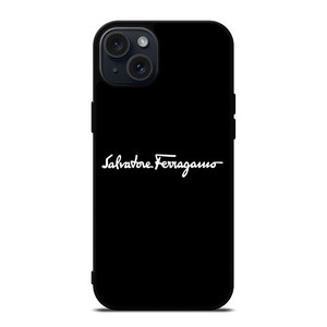 SALVATORE FERRAGAMO LOGO iPhone 15 Plus Case Cover