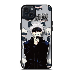 SATORU GOJO JUJUTSU KAISEN CUTE iPhone 15 Plus Case Cover SATORU GOJO JUJUTSU KAISEN CUTE iPhone 15 Plus Case Cover